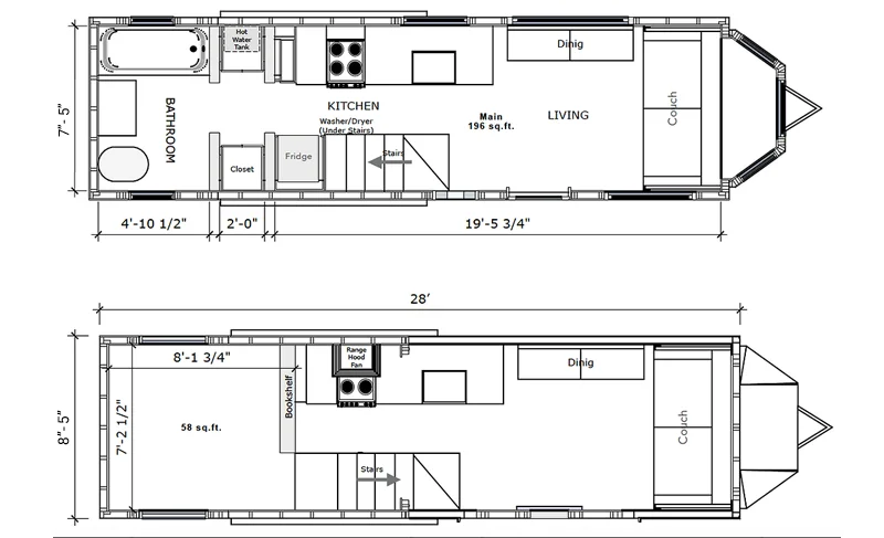 Heaven XL Floor Plans 28' - 13 Heaven XL Floor Plans 28' - 13