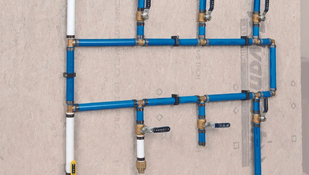 Install a Supply plumbing manifold