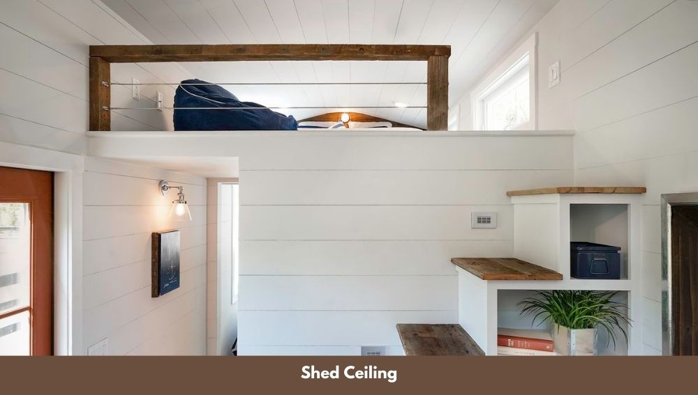 Shed Ceiling for tiny house
