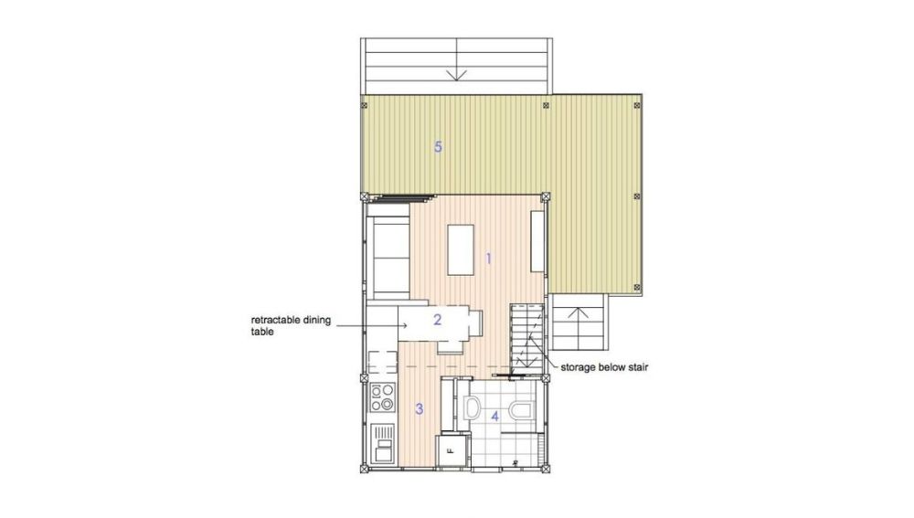 200 sq ft tiny house floor plan